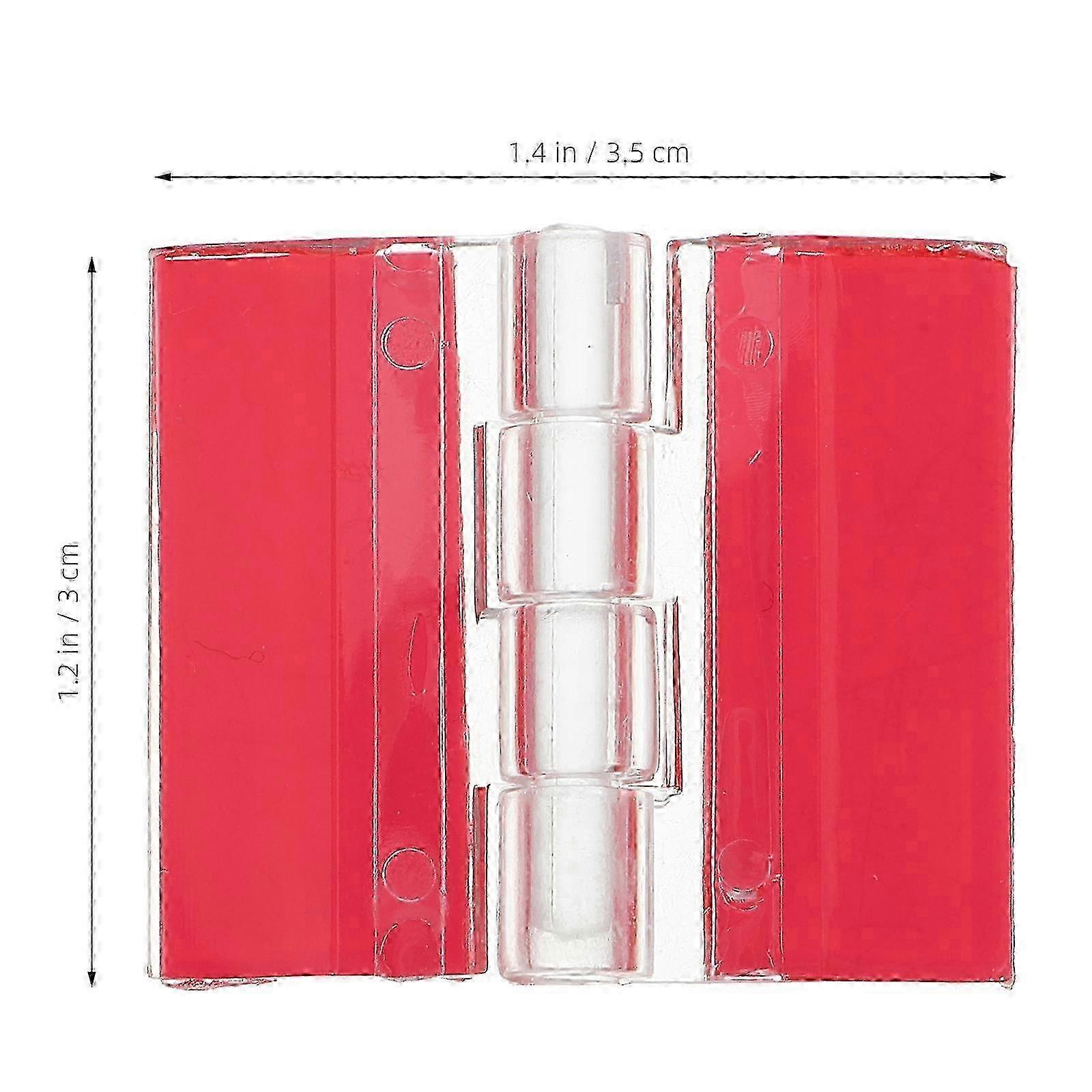 Self-Adhesive Hinges Acrylic Multi-Functional Hinges compatible withCabinet Box 8Pcs