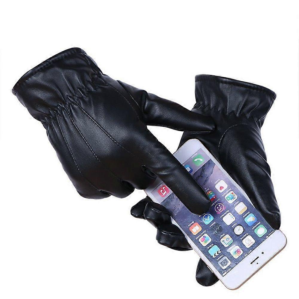 Elastic Wrist Winter Gloves for Men