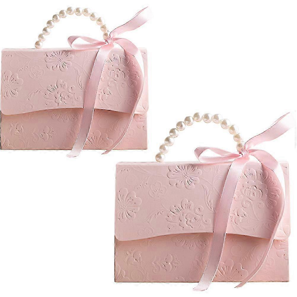 Gift Wrapping Box 6Pcs with Pearl Present Storage Box