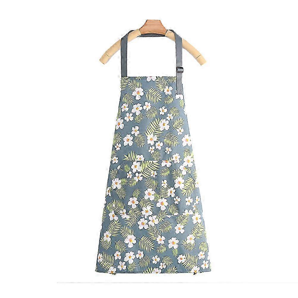 Adjustable Cotton-Poly Apron With Large Pocket