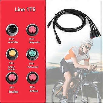Waterproof 9Pin Main Cable for Electric Bike Controller Dashboard Connection Cable 2PIN+3PIN+5PIN for Some KT Controller New Arrival