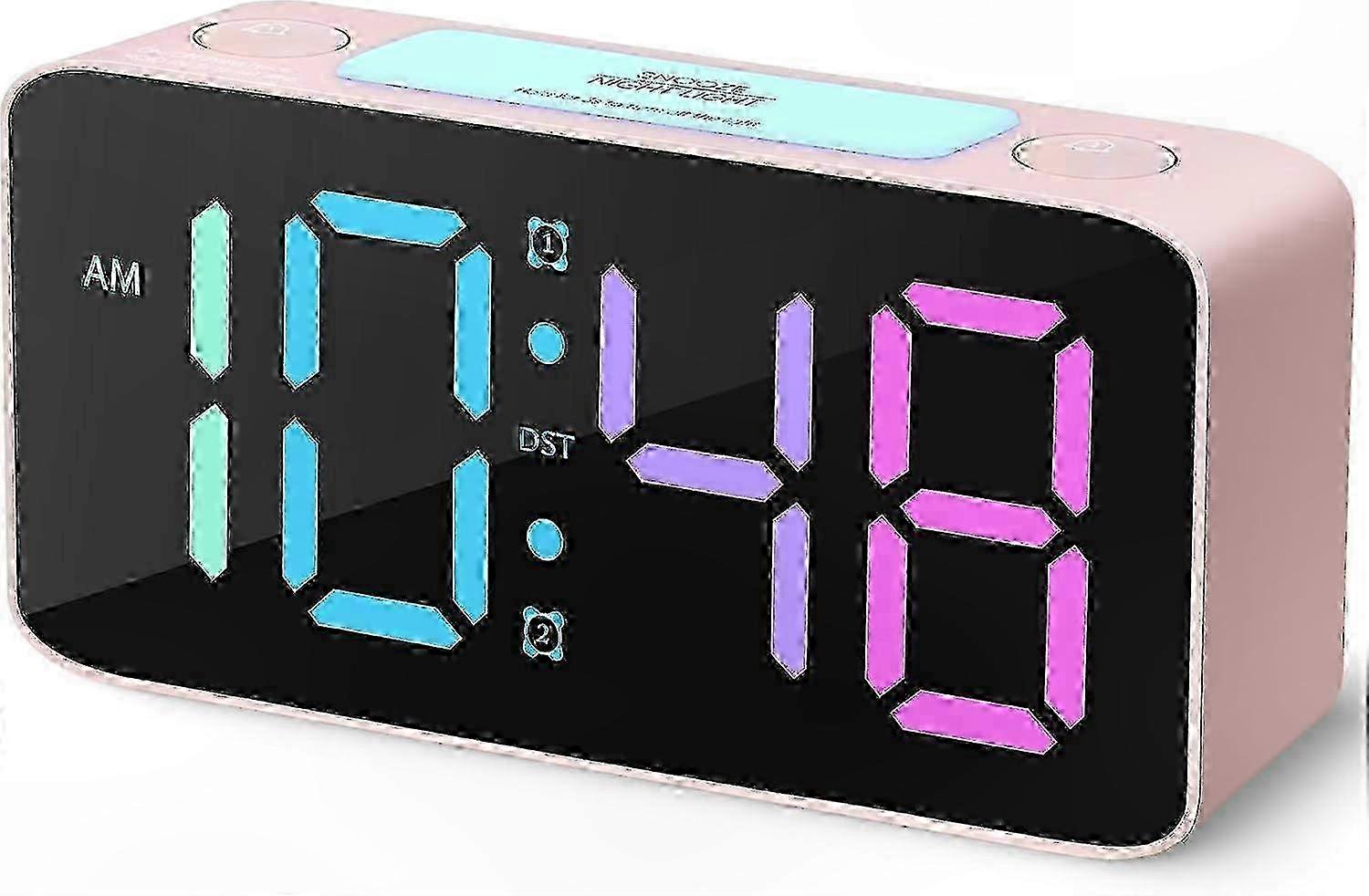 113 dB Alarm Clock With Night Light