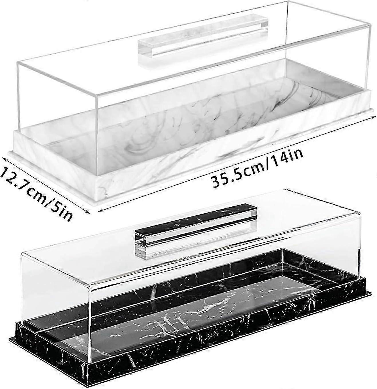Acrylic Rectangular Cake Presentation Box