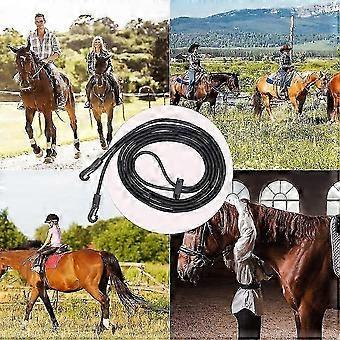 Horse Reins, Adjustable Horse Reins Training Rope Elastic Neck Stretcher Bridles for Horses Equestrian Reins -WHBYV