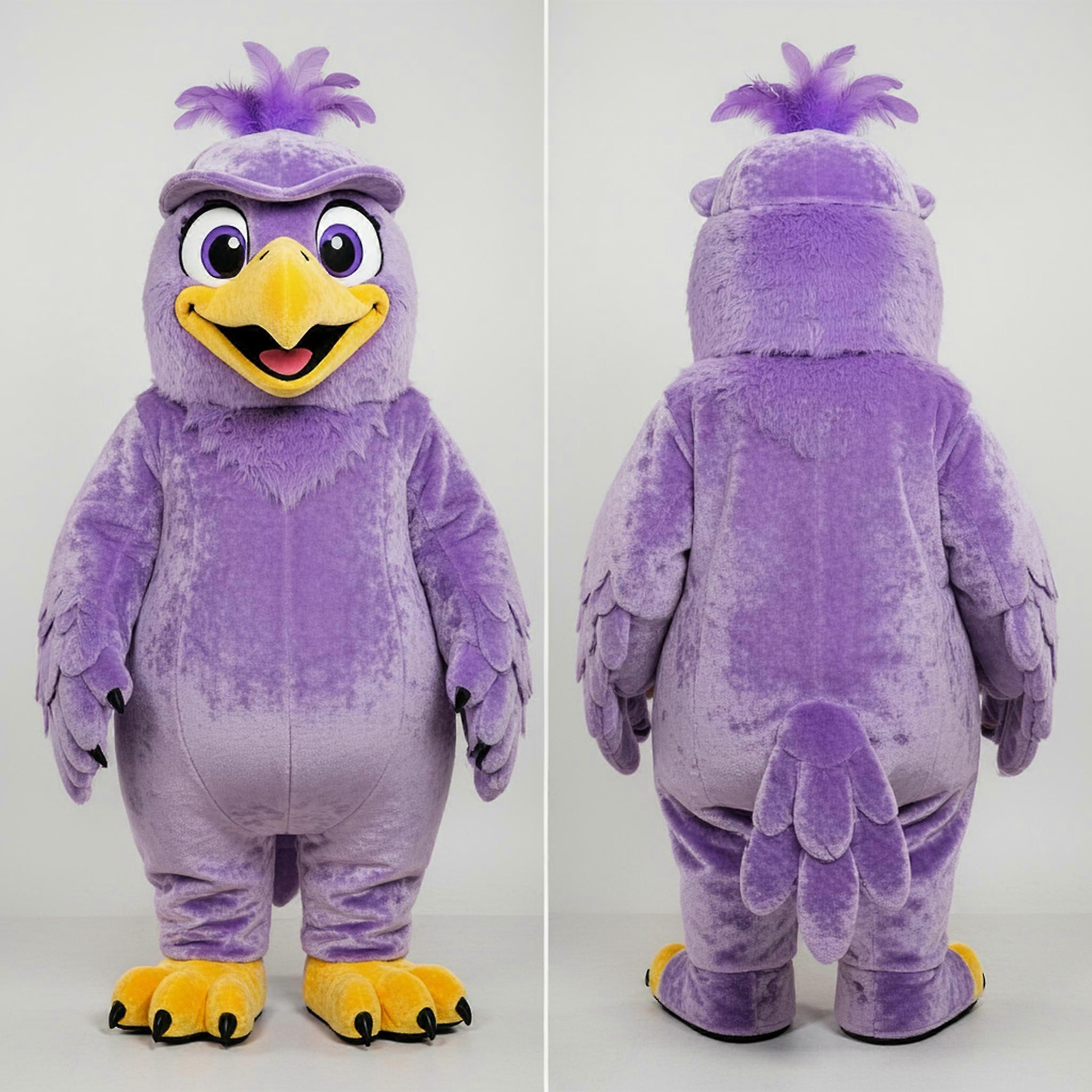 MASTICOT Lavender Broad Winged Haasts Eagle Mascot