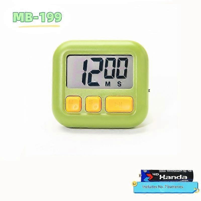 Square Digital Timer Magnetic Back Auto Shut Off Function Easy Operation for Cooking Baking Kids Brushing Teeth Timing