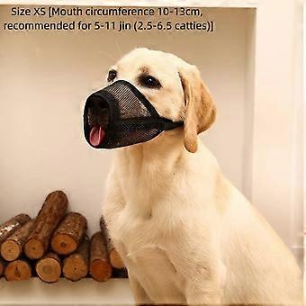 Weicher, atmungsaktiver Maulkorb aus Mesh-Gewebe mit Beißschutz, verstellbarem Sicherheitsverschluss und ausbruchsicherer Konstruktion für große Hunde beim Spaziergang und Training im Freien