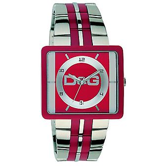 D & g crème Quartz analoge man horloge met DW0061 roestvrijstalen armband