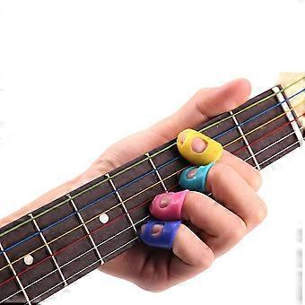 Soft Flexible Silicone Guitar Finger Protectors