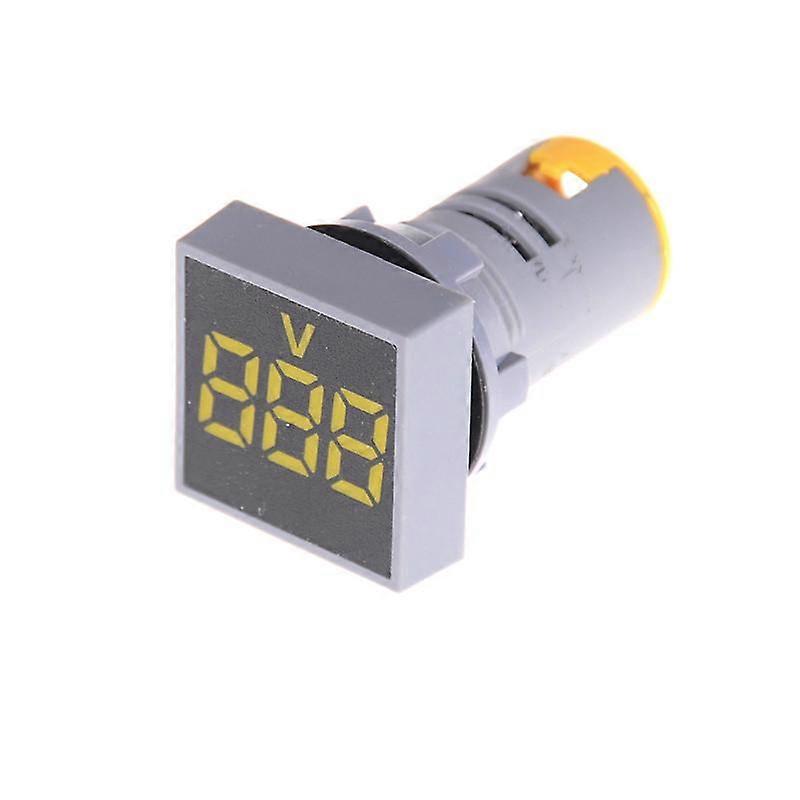 22Mm Ac12-500V Voltmeter Square Panel Led Digital Voltage Meter Indicator Light