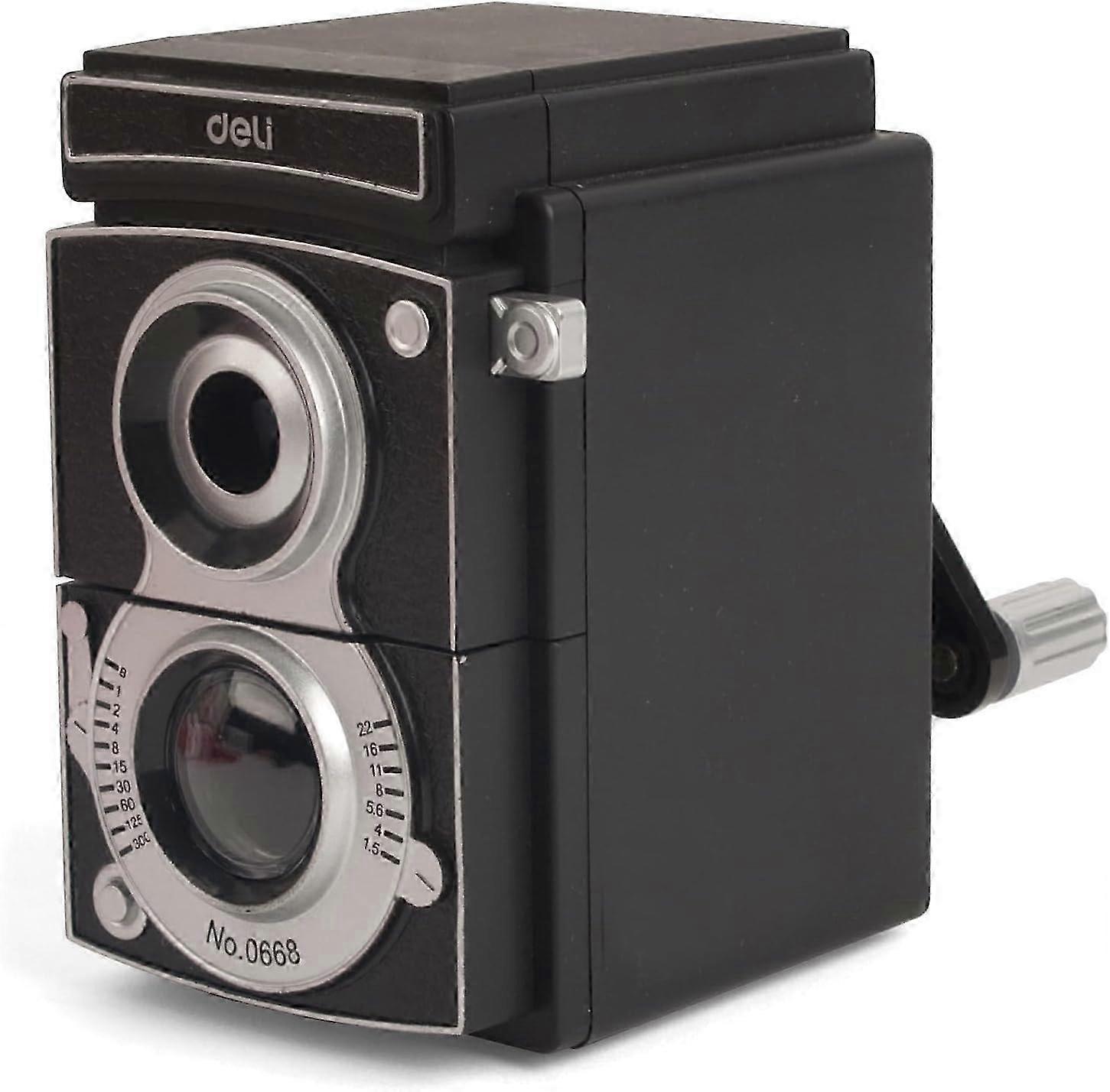 Camera-shaped pencil sharpener, black (SC12)
