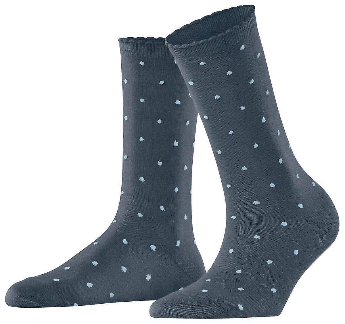 Falke Spike Dot Socks - Jeans Mel Blue