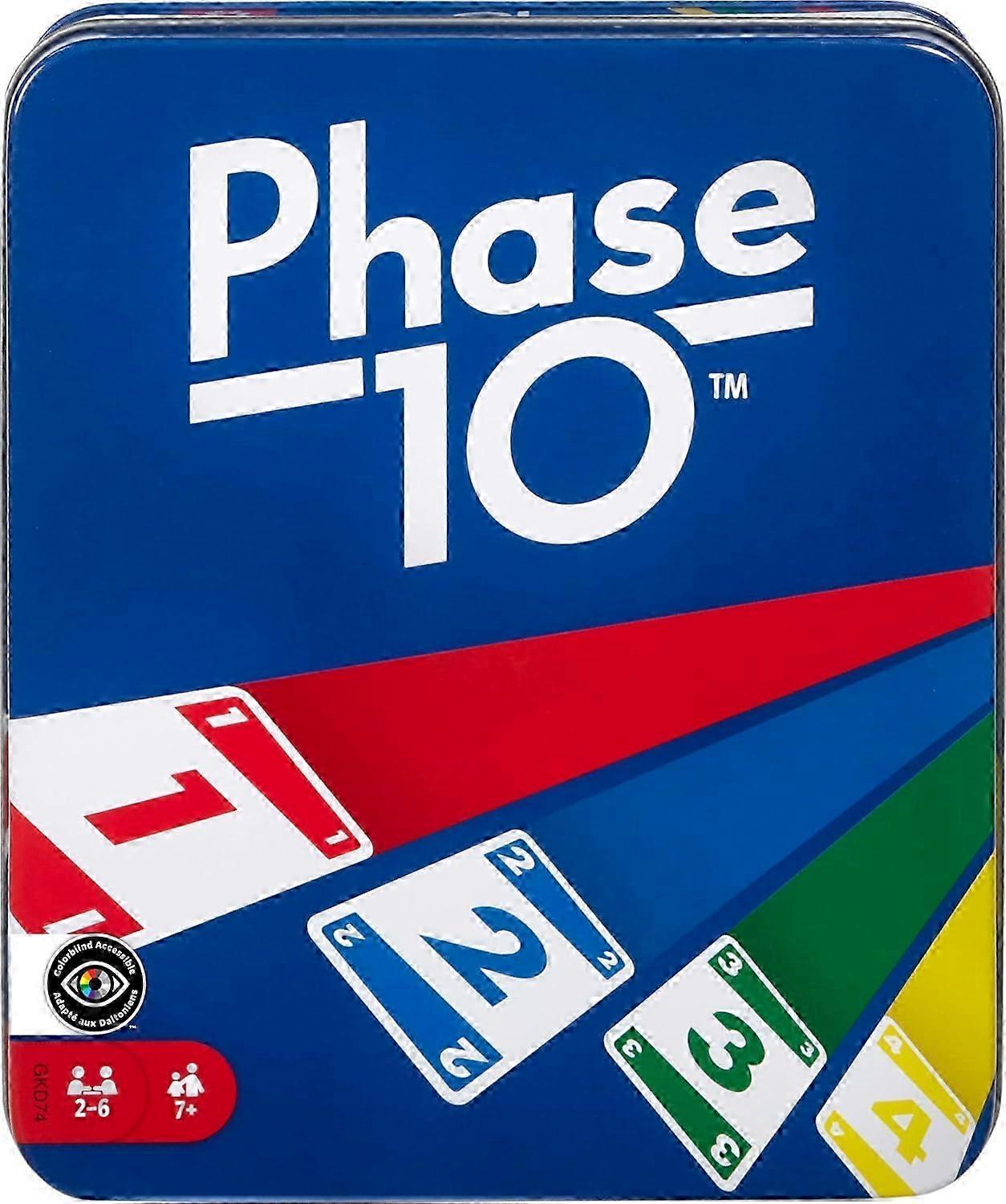 Phase 10 Tin Edition With Wild Cards
