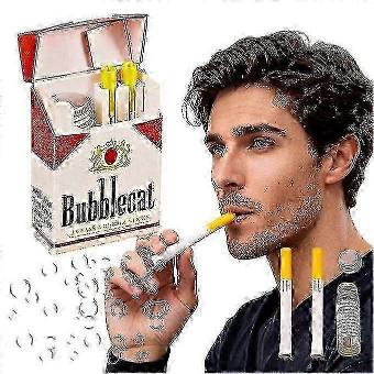 Stress Relief Fake Cigarette with Mini Bubble Blower & Bubble Sticks Set - Perfect Relaxing Gift for Men Women at Christmas Birthday