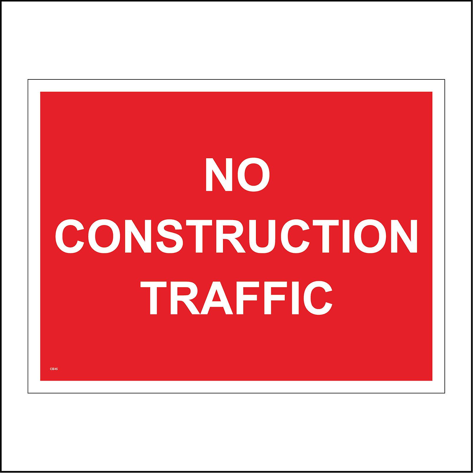 CS545 No Construcion Traffic Trucks Vans Wagons Lorries Diggers
