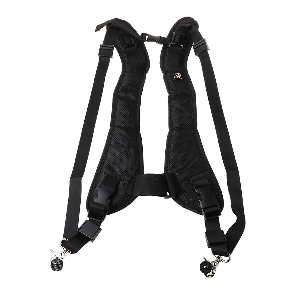 Double Strap Adjustable Digital Camera Shoulder Quick Release Camera Strap