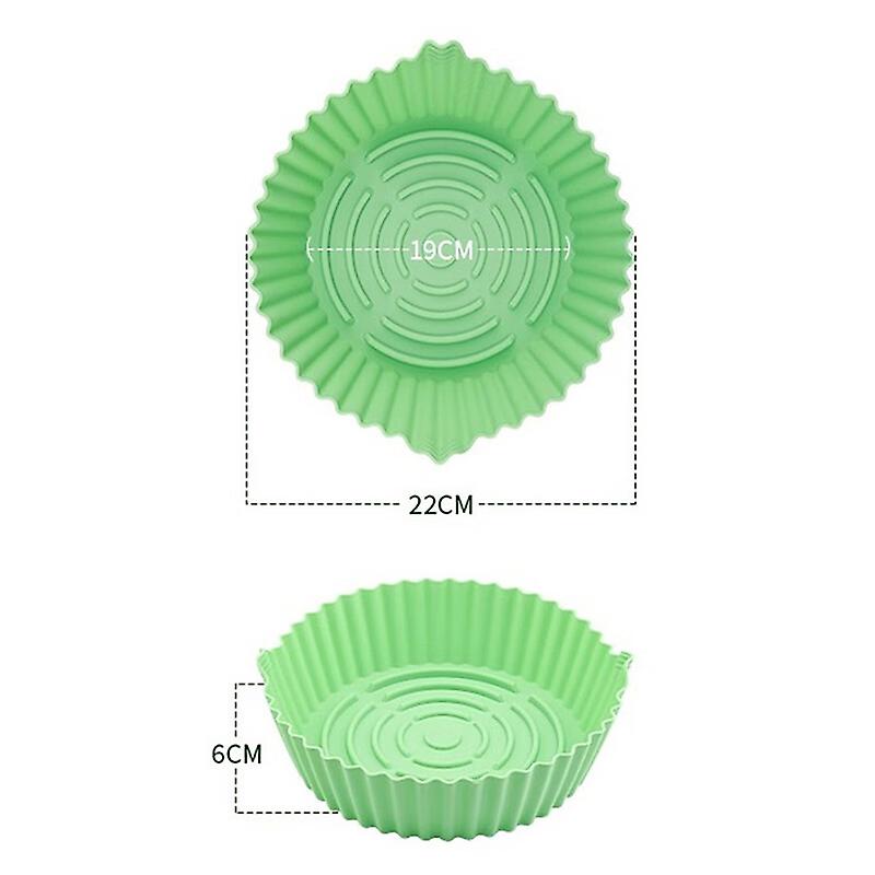 1pc Air Fryer Silicone Pot Air Fryer Basket Liners Non-stick Oven Baking Tray