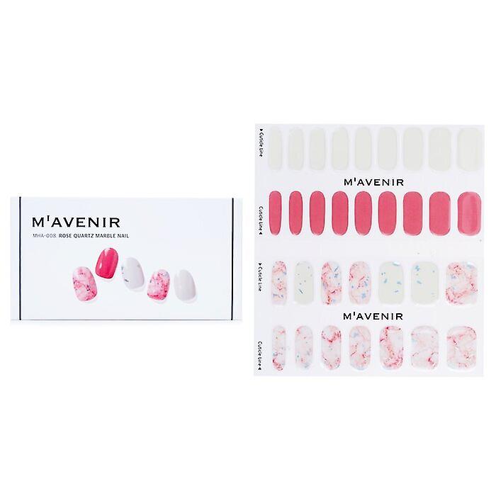 Mavenir Nail Sticker - # Rose Quartz Marble Nail 32pcs