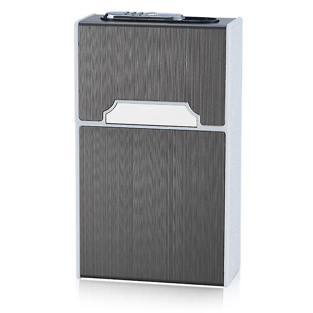 Usb Rechargeable Touch Sensor Cigarettes Lighter Portable Metal Cigarettes Case