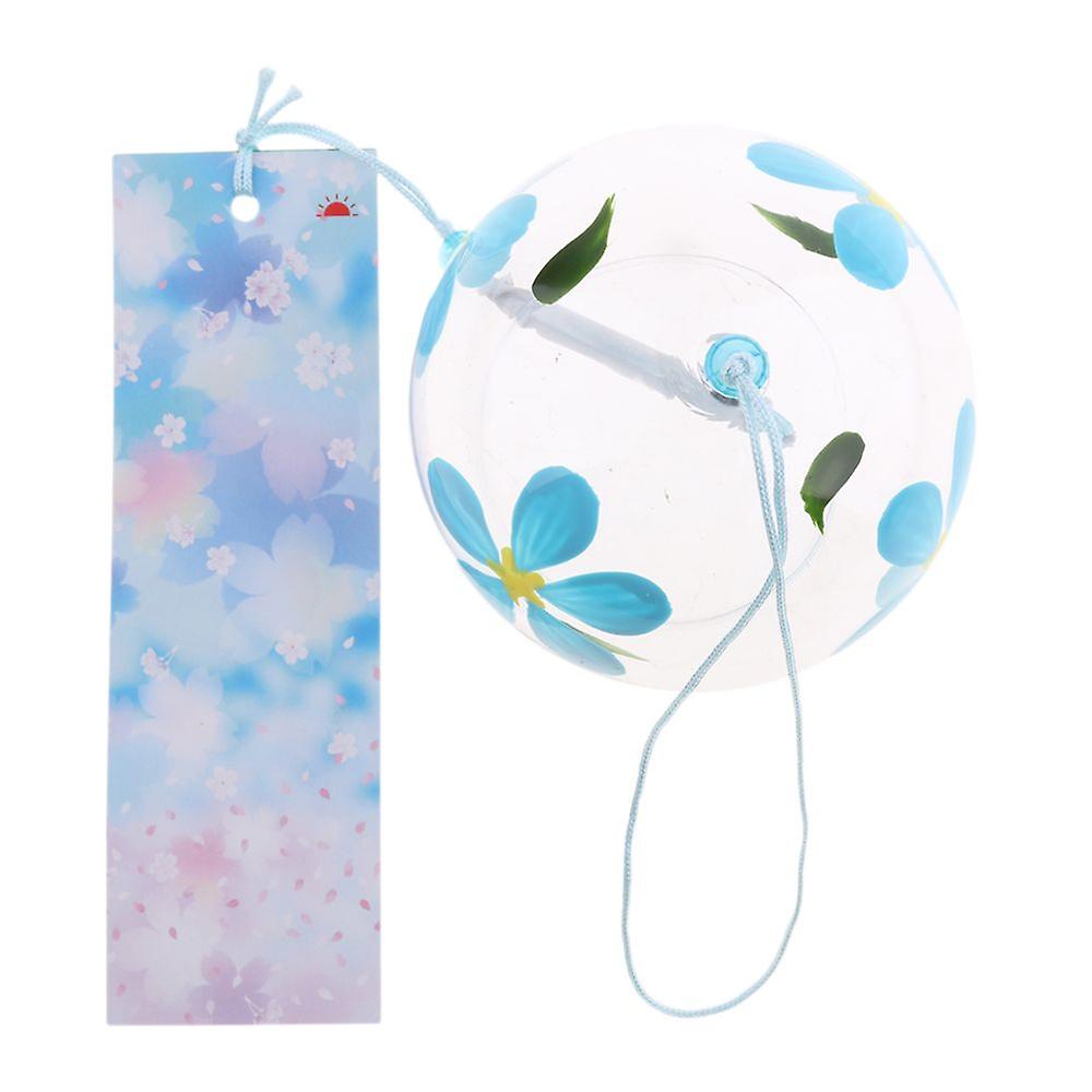 Japanese Style Glass Windchime Hanging Blessing Bells Wind Chimes Home 17