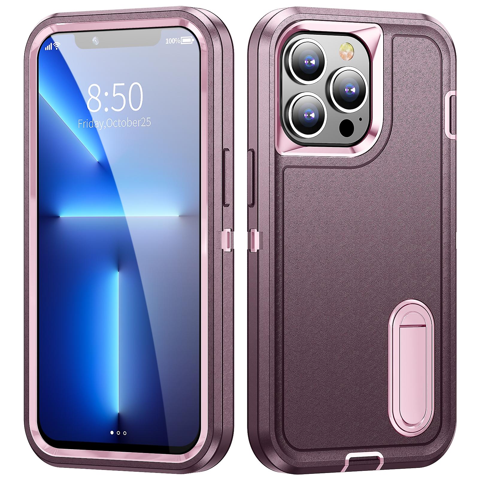 3 in 1 Rugged Holder Case For iPhone 13 Pro Max For iPhone 13 Pro Max