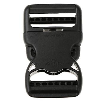 Sort plast side udløser spænde spænder 50/38mm til webbing paracord 38mm