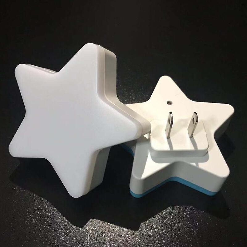 new new LED light sensor with five branches and energy saving hot (white)