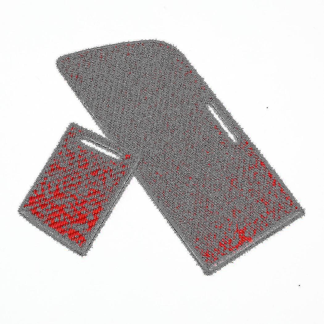 Car Red Soft Carbon Fiber Central Control Cup Holder Panel Cover Trim Stickers For Corvette C7 2014