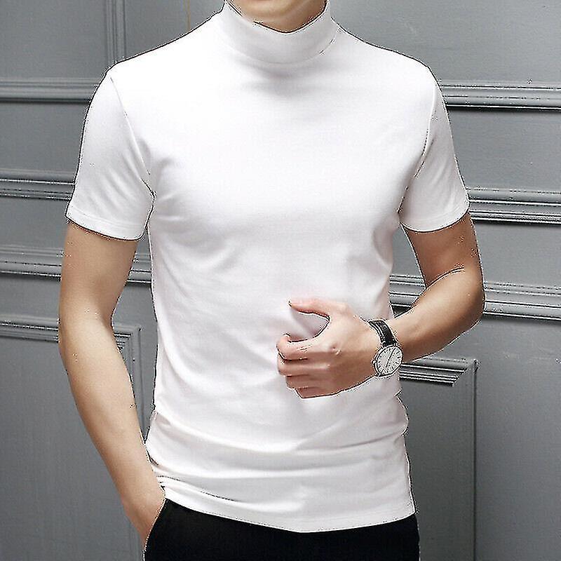 Turtleneck T Shirt Mens India Short Sleeve Shirt Turtle Neck Men T