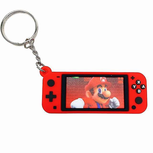 Rubber Pvc Nintendo Switch Keychain For Kids