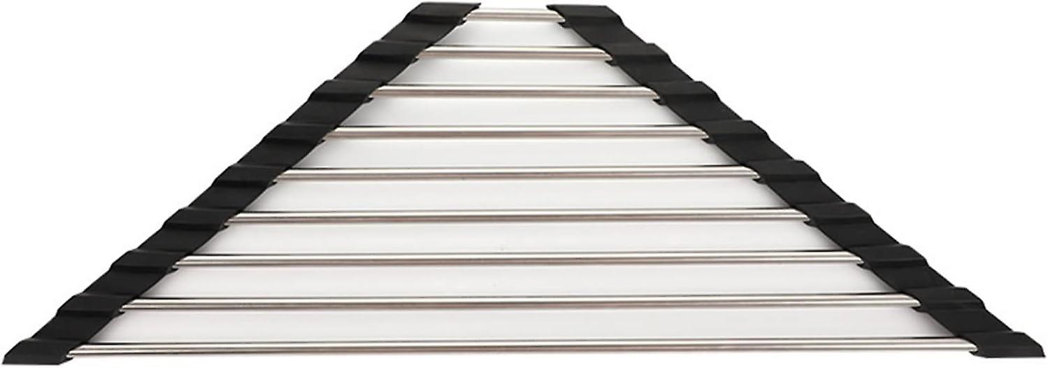 Strainers And Colanders Tableware Drying Rack Sponge Rack Collapsible Stainless Steel Tableware Draining Rack Rack (color : B)