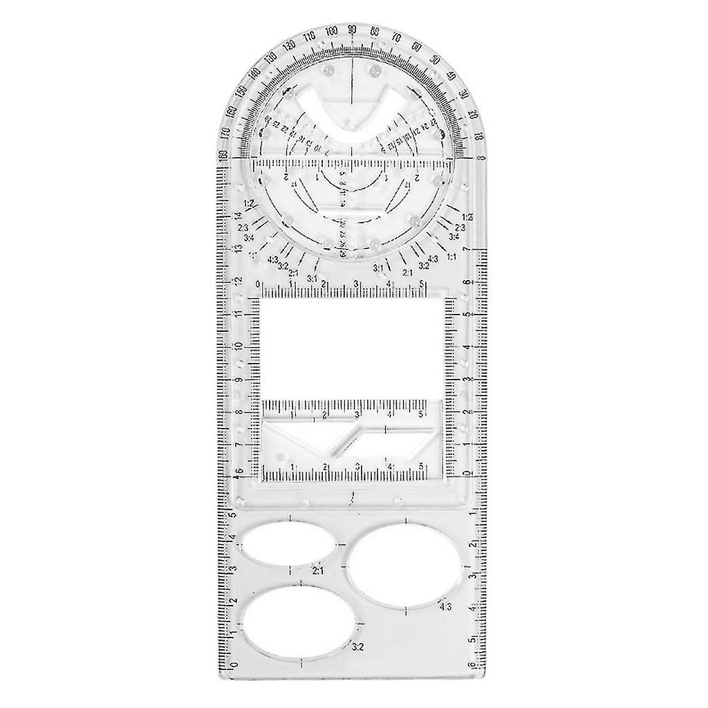 Multifunctional Geometric Ruler For School Office Architecture Professional