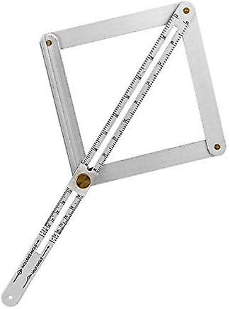 Aluminum Alloy Multi Angle Measuring Ruler Woodworking Protractor Measuring Tool For Diy Carpenters Lo-ron