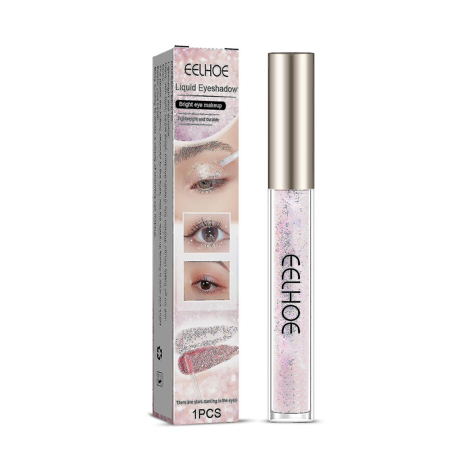 Aswei Hoogglans Vloeibare Oogschaduw Verhelderen Traan Oogmake-up Waterdicht Fijne Flash Hoogglans Liggend Zijderups Parel Glitter Oogschaduw