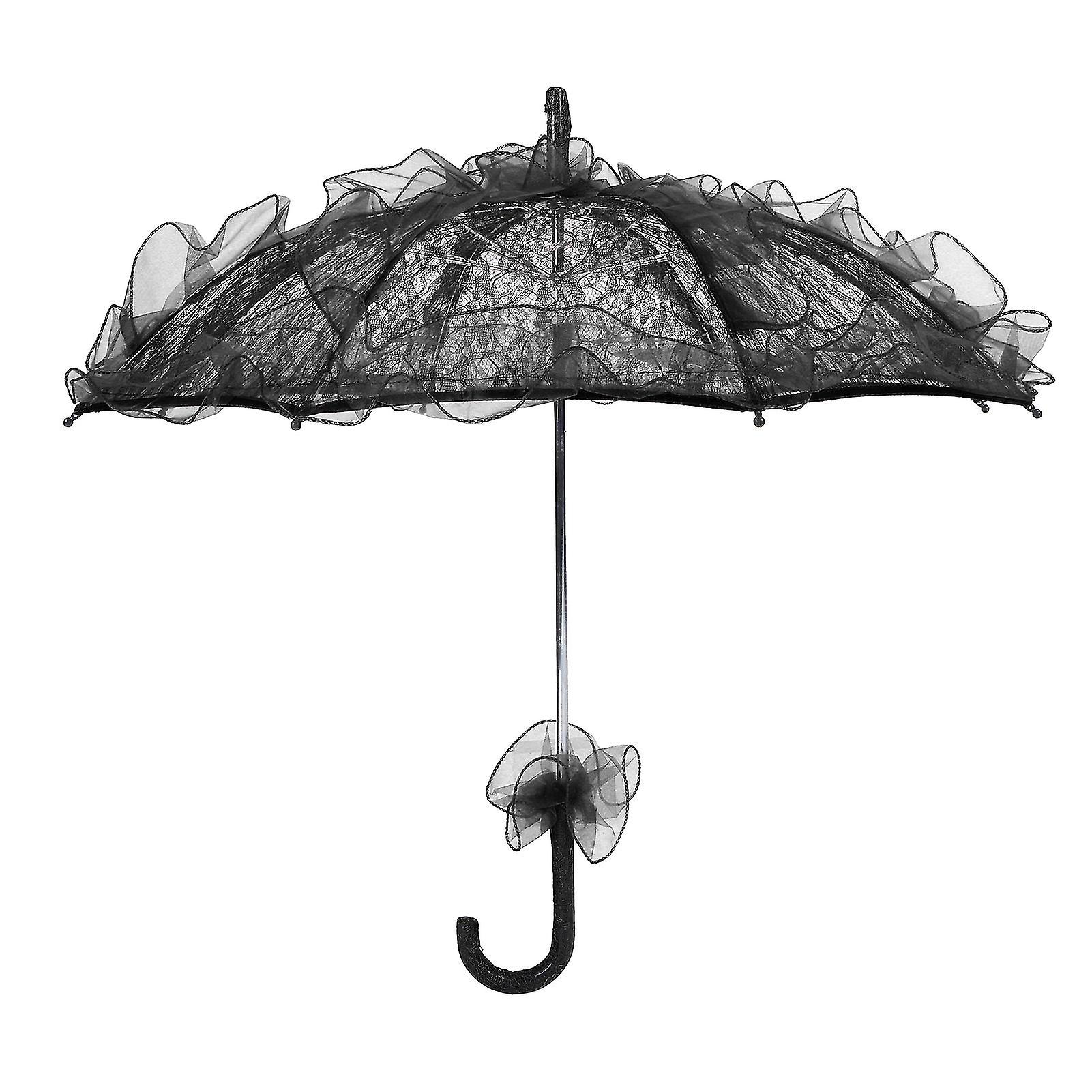 Bride Umbrella, Foldable Lace Parasol, Wedding Props