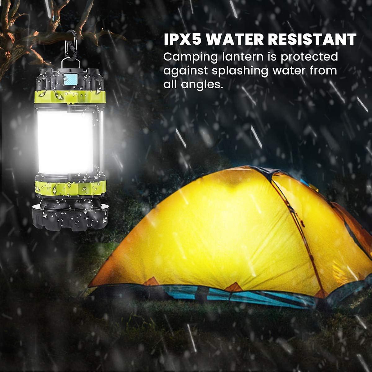 Lampe Camping LED Rechargeable 800 Lumens – Compacte, Résistante à L'eau, Bleue, Pour Rando Et Soirées En Plein Air