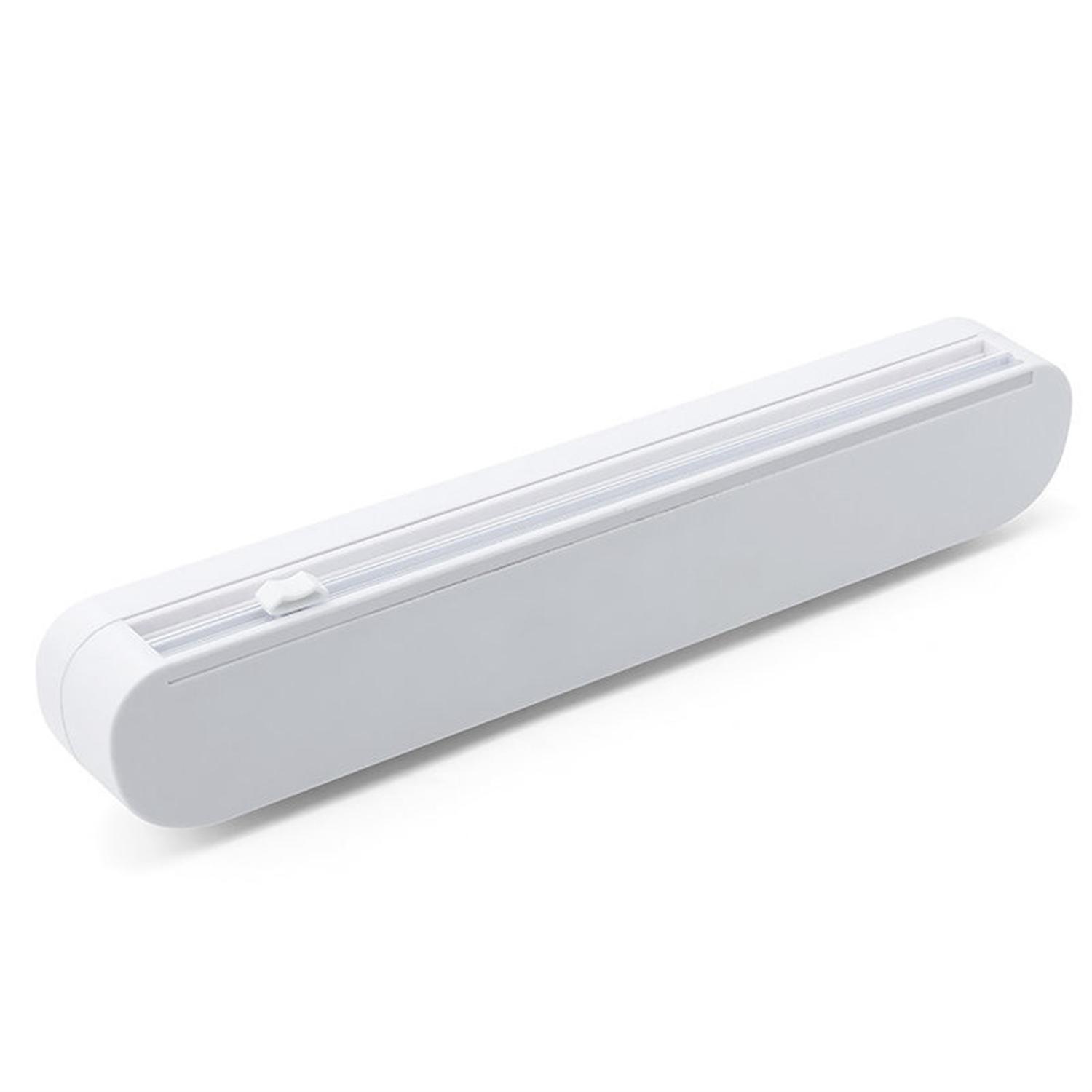 Ergonomic Design Cling Film Cutter with Cutter Adjustable Storage Organizer Suction Cup Cling Film D