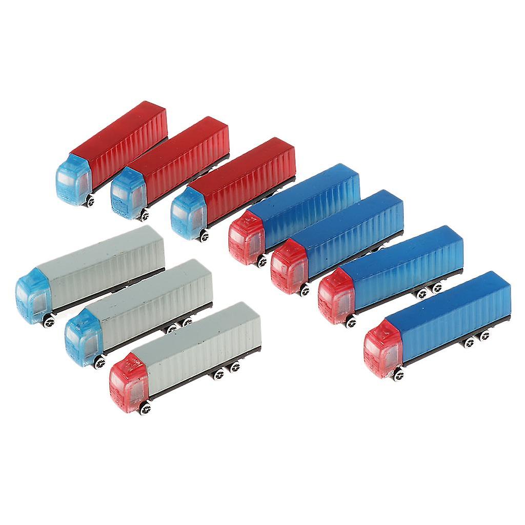 2Db busz modellek konténer teherautó figura modellek épület táj elrendezés 1:150