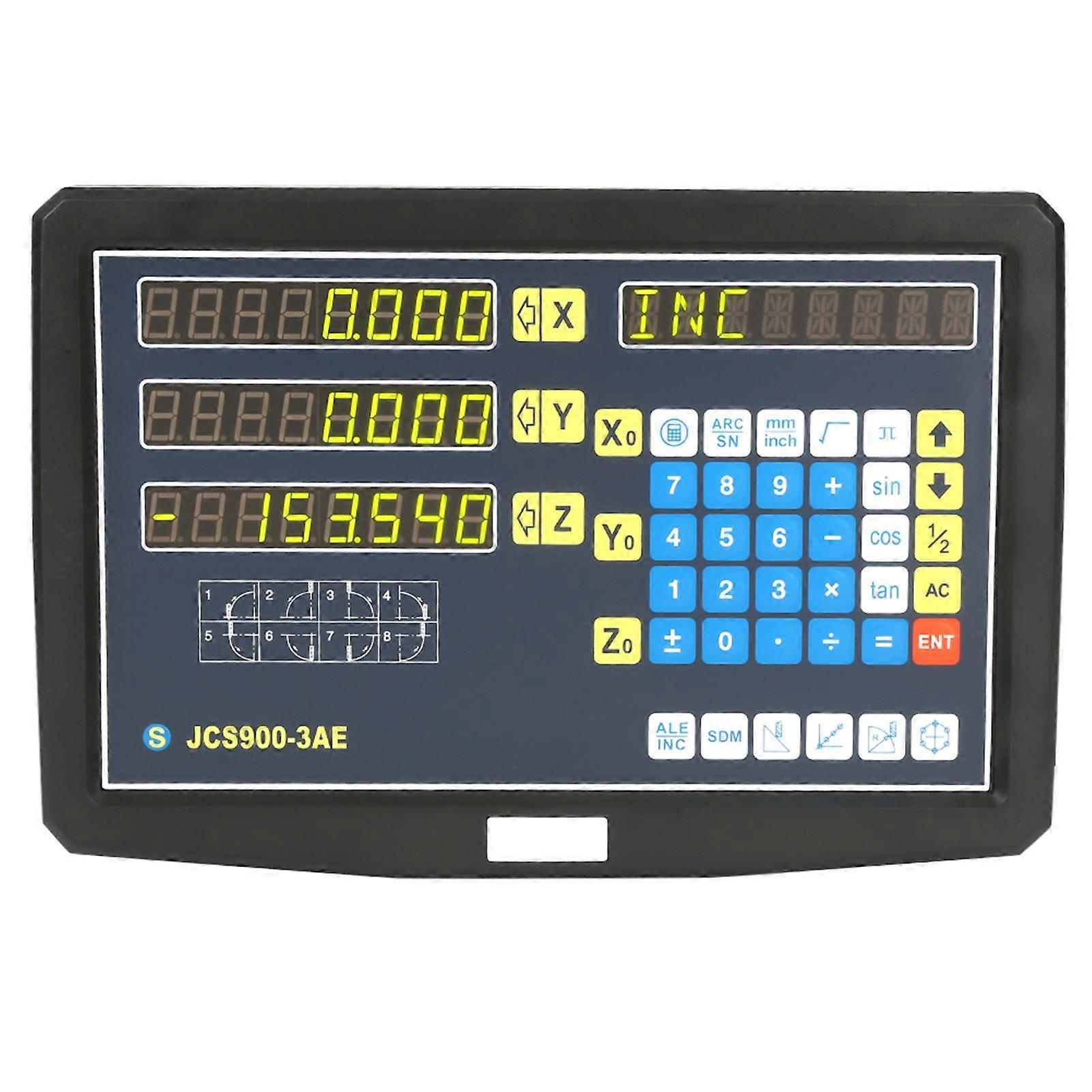 JCS900-3AE 3 Axis Digital Readout DRO for Lathe Milling Machine
