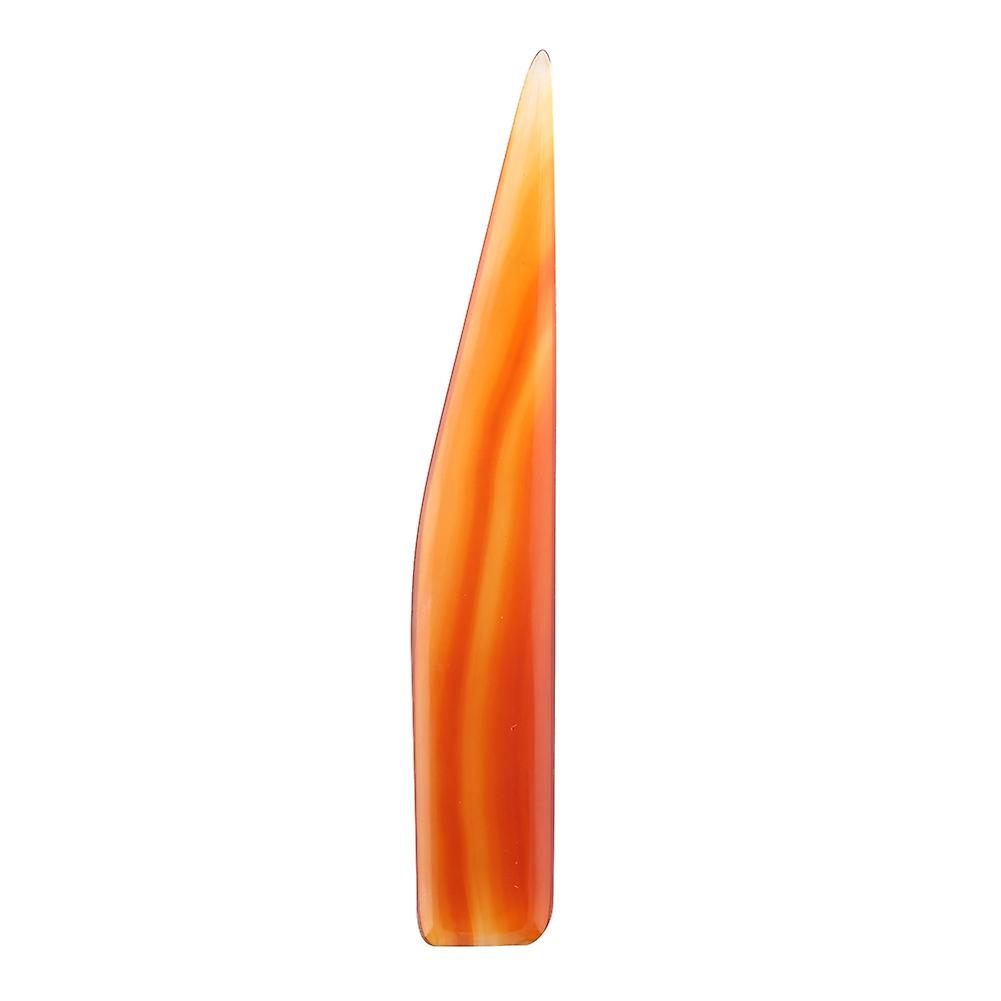 Outil de polissage manuel en imitation agate pour bijoux en or et en argent (9 cm)