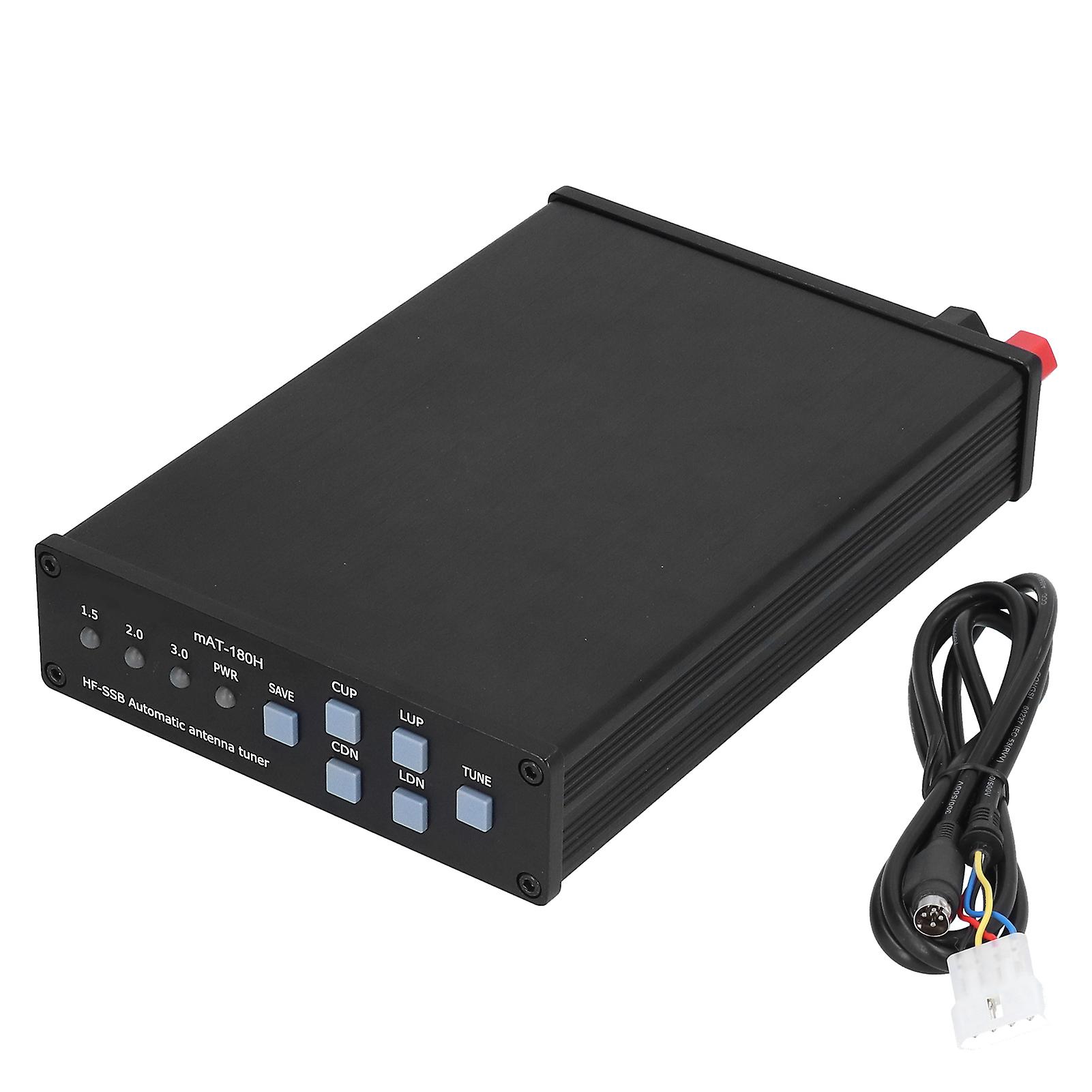Tuner d'antenne automatique Mini ondes courtes assemblé avec boîtier métallique Accessoire MAT‑180H