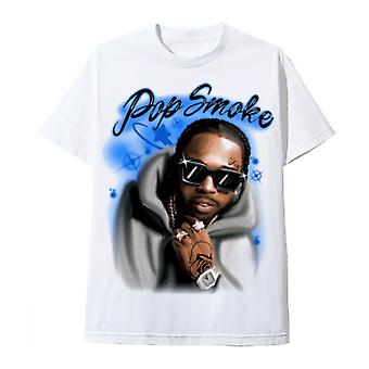 POP SMOKE Tシャツ Mサイズ ホワイト Bershka boxy fit pop smoke t-shirt in white | ASOS