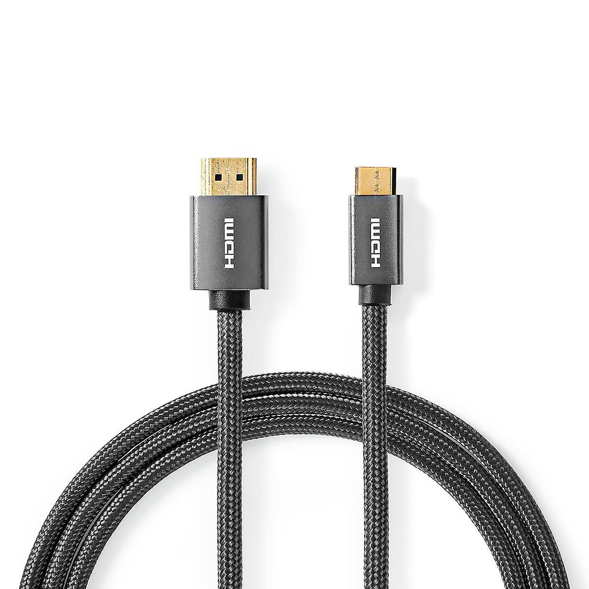 Vysokorychlostní kabel HDMI ™ s Ethernetem | ™ Konektor HDMI | ™ Konektor HDMI Mini | 4K@60Hz | 18 Gb/s | 2.