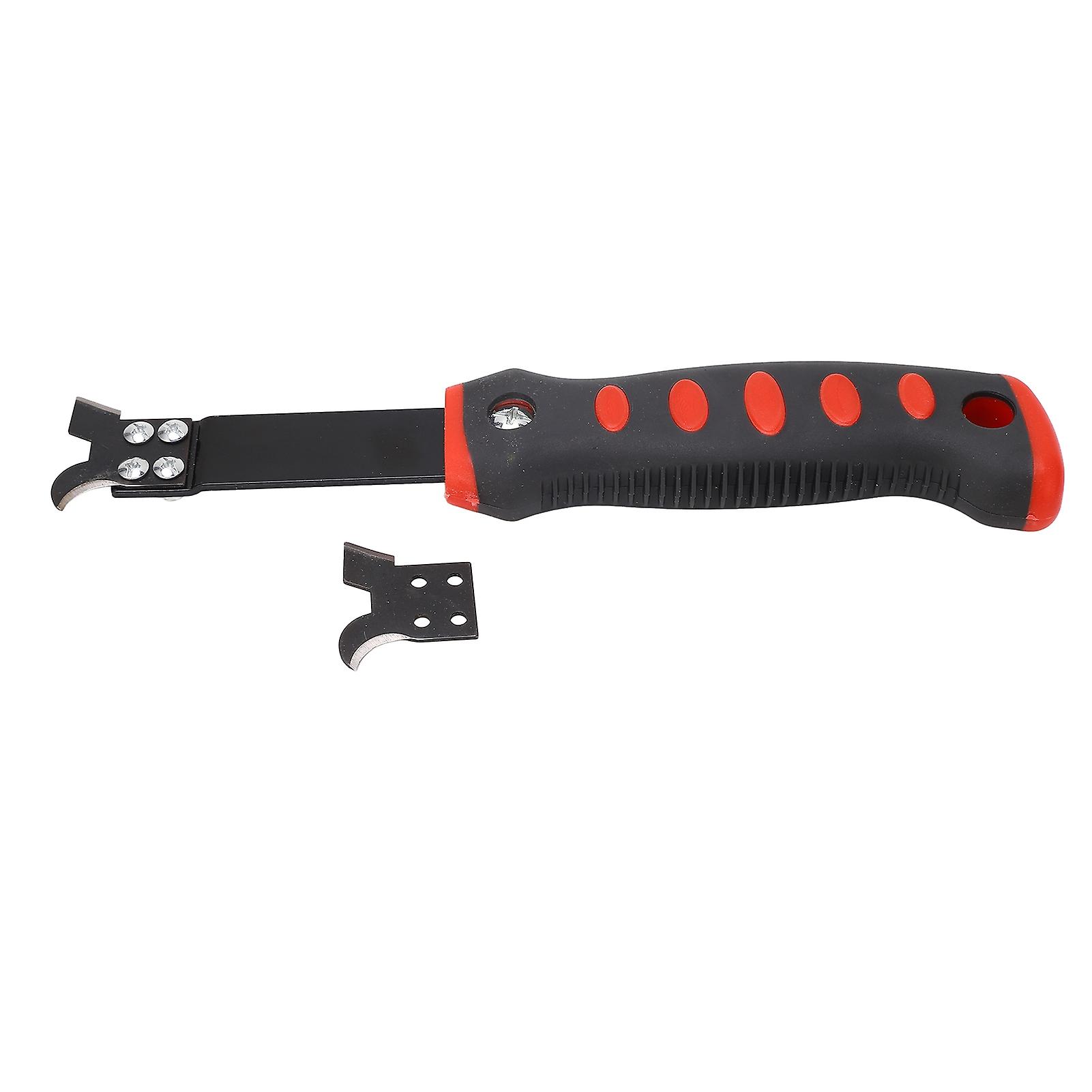 Maxmartt Gypsum Board Cutter Rubber Handle Manganese Steel Blade Clean Fast Cut Gypsum Cement Board Knife YV35G
