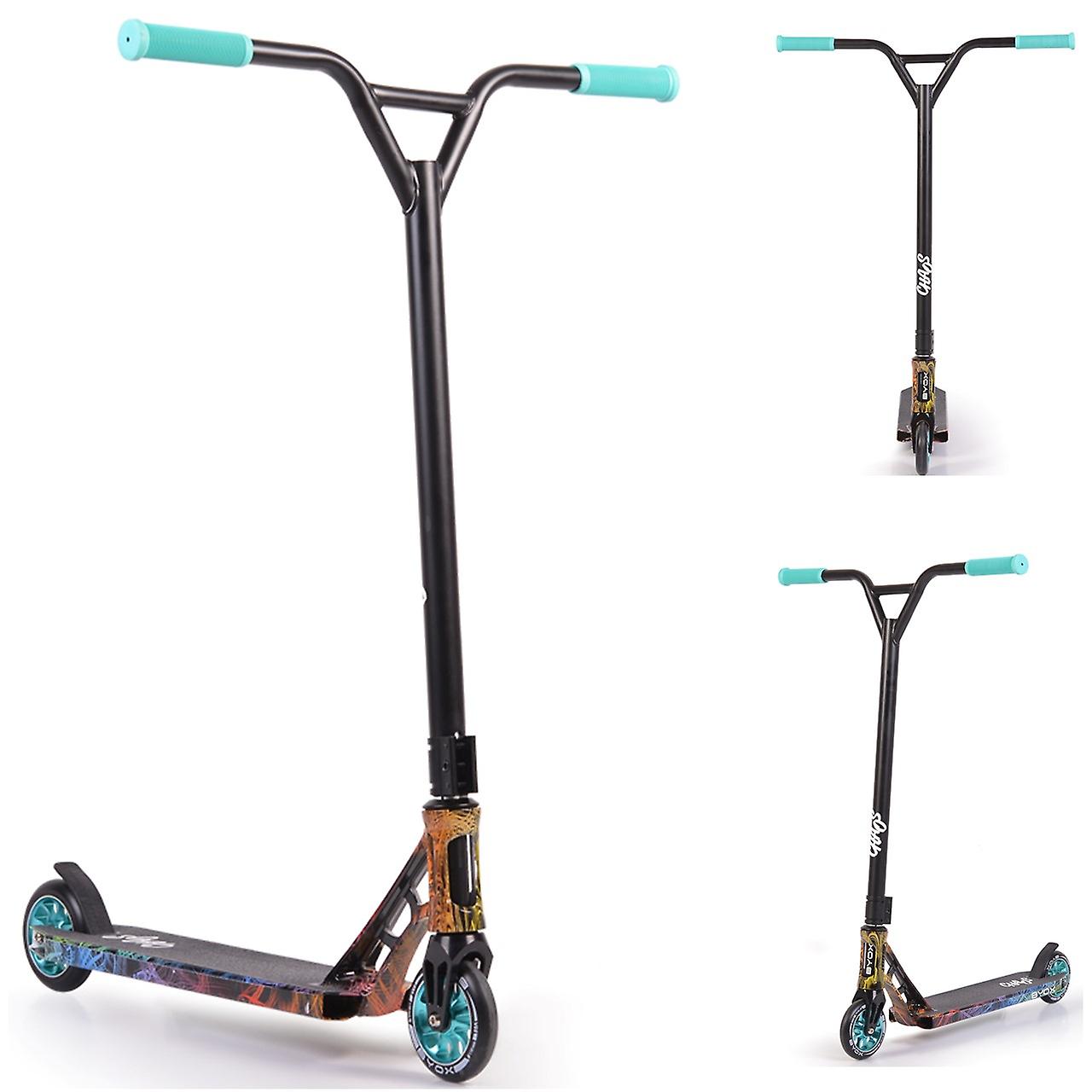 Byox Kinderroller Chaos PU-Räder, ABEC-9, Lenker 360° drehbar, Hinterradbremse