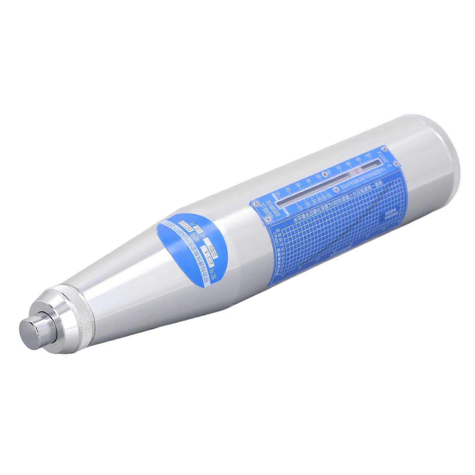 Concrete Rebound Test Hammer Mechanical Pressure Resistant High Strength Tester Meter Tool Schmidt Resiliometer ZC3A