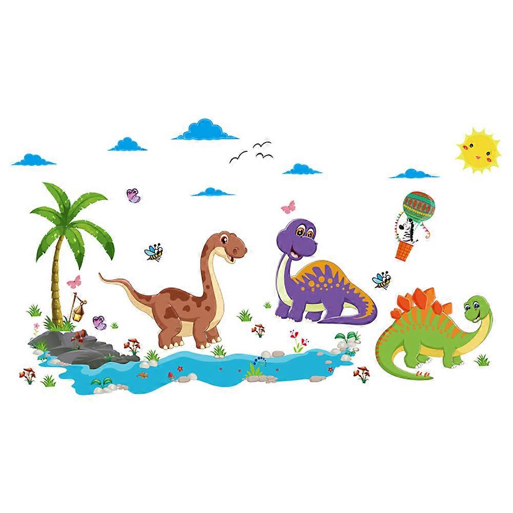Creative dinosaurs sun clouds wall sticker,wall sticker sticker
