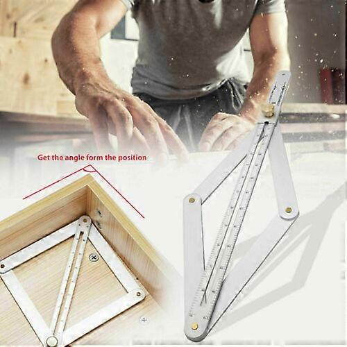 Corner Angle Finder Protractor Square Ceiling Artifact Tool Aluminum Alloy Ruler