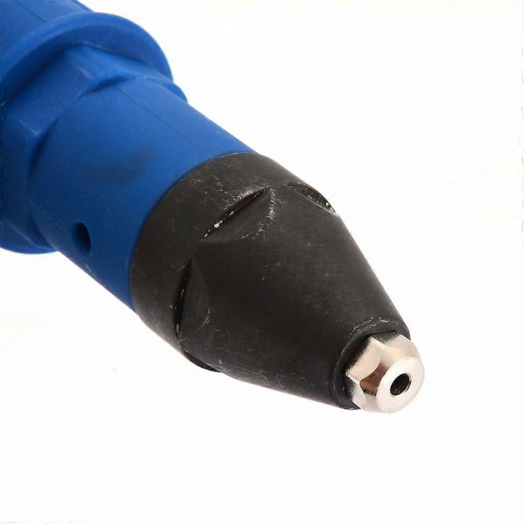 Blue Electric Riveter Adapter Rivet Insert Nut Cordless Drill Riveting Gun Tools