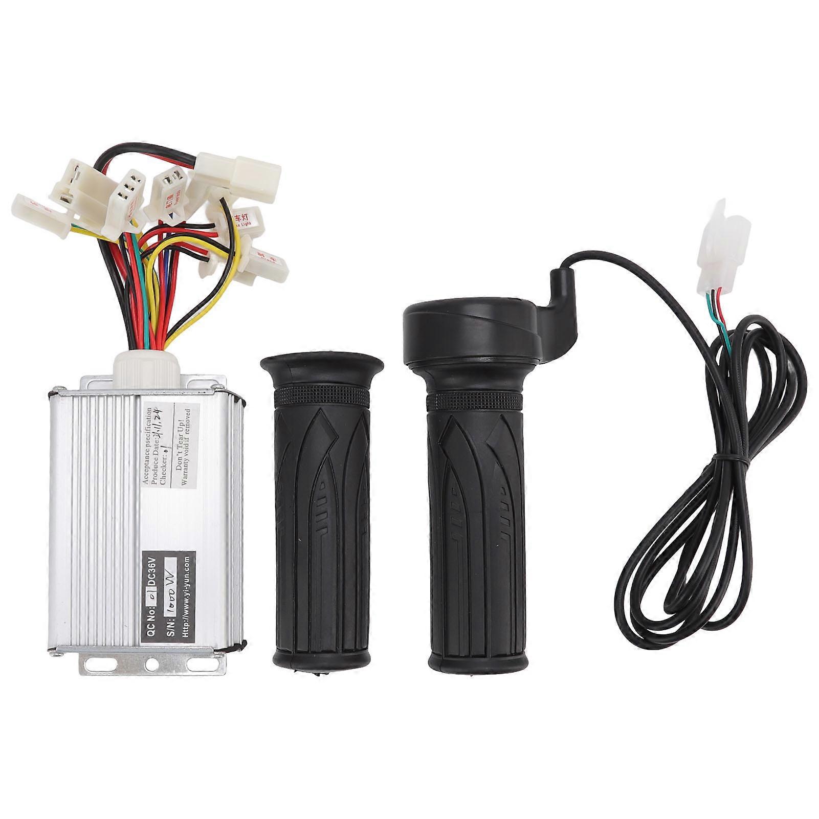 Κιτ λαβής γκαζιού ελεγκτή κινητήρα 36V 1000W με βουρτσισμένο μοτέρ για ηλεκτρικές μοτοσικλέτες, ποδήλατα, τρίκυκλα, σκούτερ
